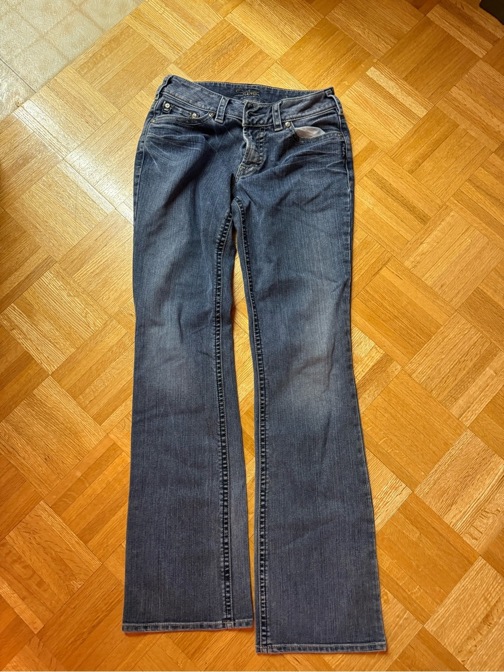 Silver Julia Women's Dark Blue Bootcut Jeans